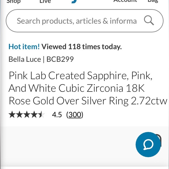 Pink Lab Created Sapphire Band NIB Final Price Reduction - Picture 9 of 11